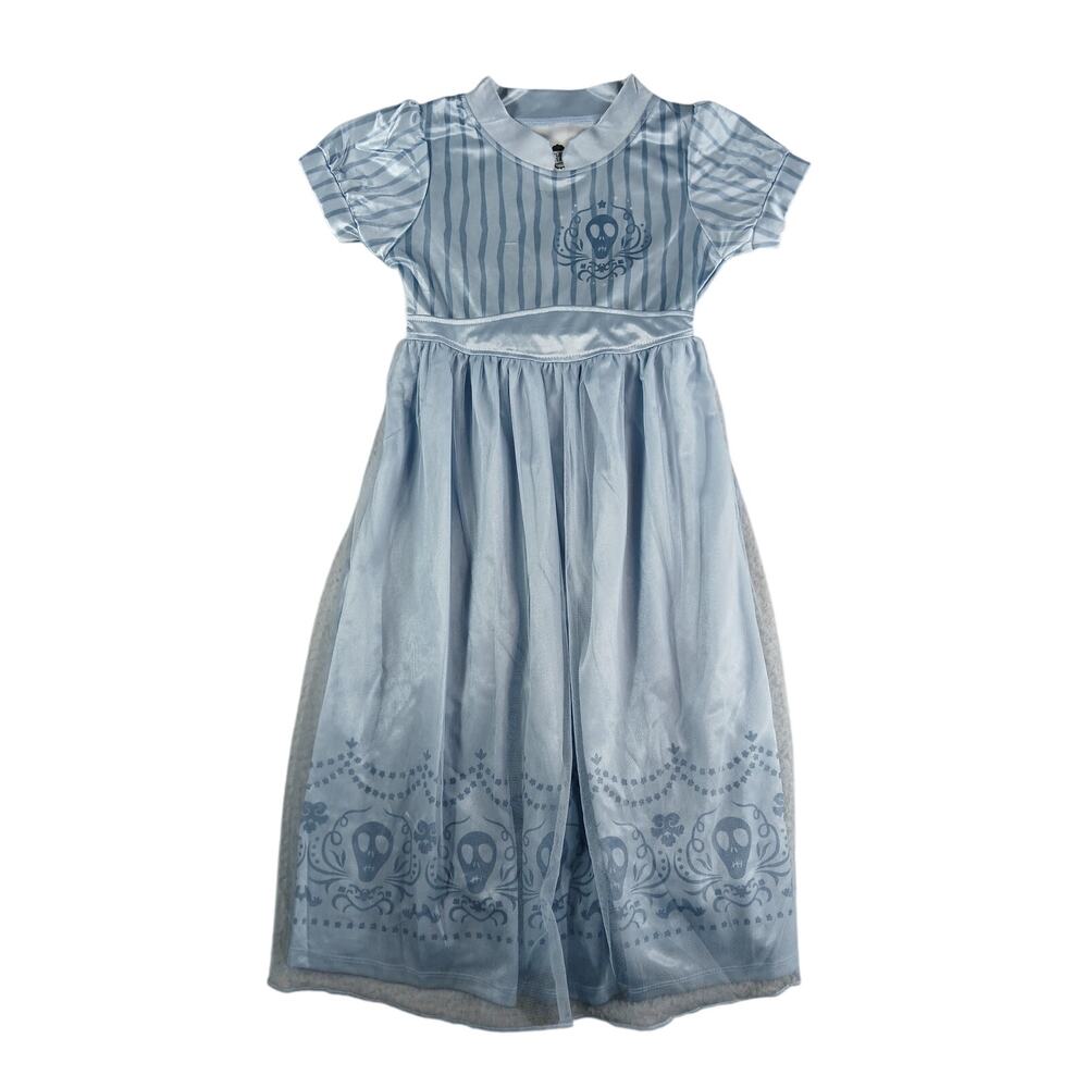 Beetlejuice Beetlejuice Costume Girls Small 6 Blue Kids Lydia Deetz Dress NWOT